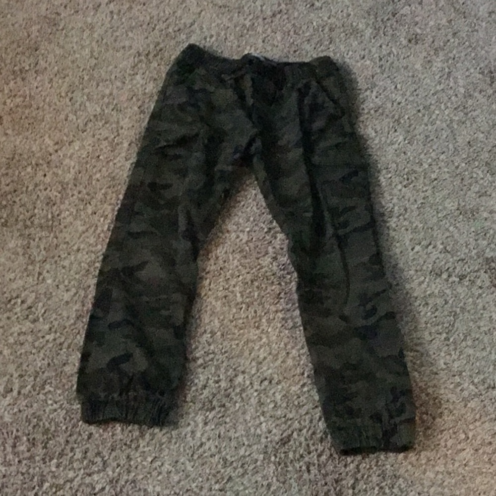 Camo Cargo Jogger Pants